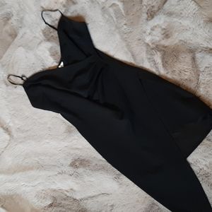 Black Cross front dress